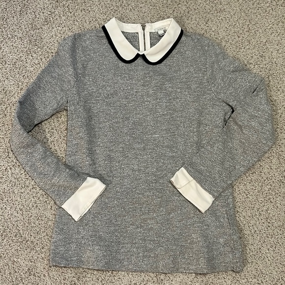 J. Crew Sweaters - J. Crew Peter Pan Zip Back Sweater, XS